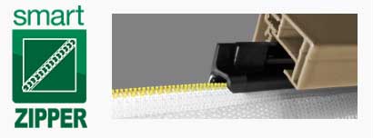 Retractable Screen - Smart Zipper Feature