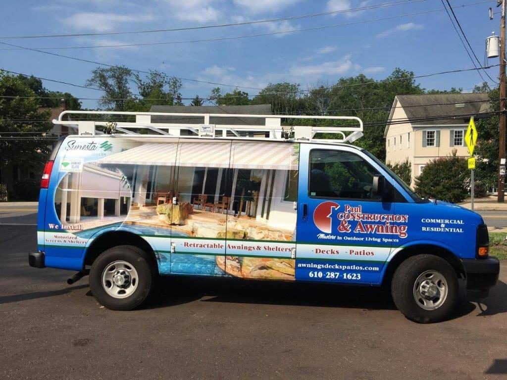 Paul Construction & Awning Van